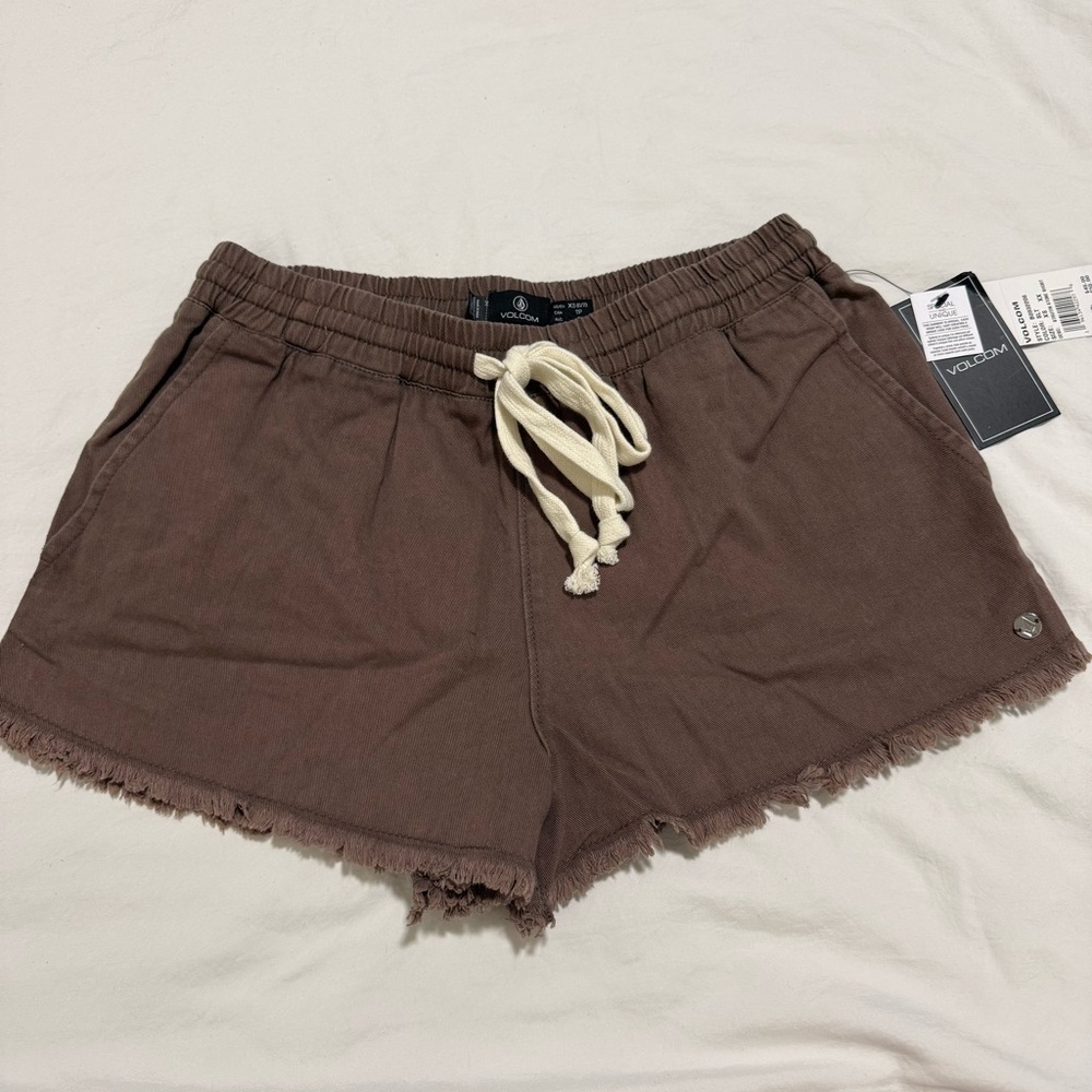 NWT Volcom Women's Brown Casual Shorts XS